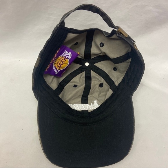Los Angeles Lakers NBA Promo Army Fatigue Dad Strapback Hat - Picture 7 of 10